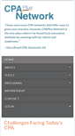 Mobile Screenshot of cpaplusnetwork.com