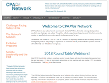 Tablet Screenshot of cpaplusnetwork.com